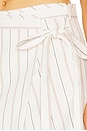 view 6 of 6 Seedling Stripe Wrap Skirt in Off White & Marigold