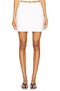 view 1 of 6 Mid Rise Tailored Skort in Optic White