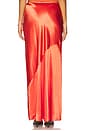 view 4 of 6 Satin Maxi Skirt in Burnt Orchid