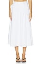 view 1 of 6 Scarf Tie Skirt in Optic White