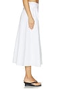 view 3 of 6 Scarf Tie Skirt in Optic White