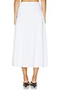 view 4 of 6 Scarf Tie Skirt in Optic White