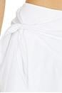 view 6 of 6 Scarf Tie Skirt in Optic White