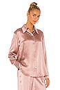 view 2 of 4 Shaped Collar Blouse in Mauve Orchid