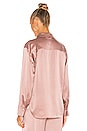 view 3 of 4 Shaped Collar Blouse in Mauve Orchid