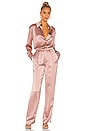 view 4 of 4 Shaped Collar Blouse in Mauve Orchid