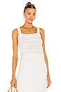 view 1 of 4 Crochet Cami in Optic White