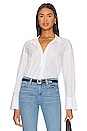 view 1 of 4 CAMISA HALF STAND COLLAR in Optic White