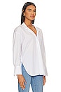 view 2 of 4 CAMISA HALF STAND COLLAR in Optic White