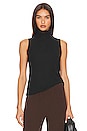 view 1 of 4 Sleeveless Turtleneck in Black