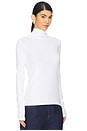 view 2 of 4 Essential Long Sleeve Turtleneck in Optic White