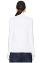 view 3 of 4 Essential Long Sleeve Turtleneck in Optic White