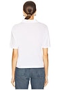 view 3 of 4 Easy Short Sleeve Polo in Optic White
