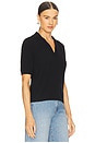 view 2 of 4 Short Sleeve Polo in Black