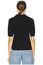 view 3 of 4 Short Sleeve Polo in Black