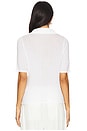 view 3 of 4 Elbow Sleeve Polo in Optic White