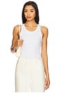 view 1 of 4 Scoop Neck Tank in Optic White