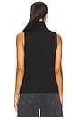 view 3 of 4 Sleeveless Turtleneck Top in Black