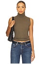 view 1 of 4 Sleeveless Turtleneck Top in Cypress