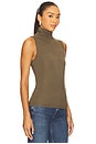 view 2 of 4 Sleeveless Turtleneck Top in Cypress