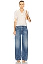 view 4 of 4 Collared Button Up Top in Off White