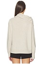 view 4 of 5 Draped Crew Neck Top in Dove Oat