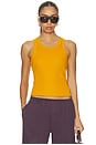 view 1 of 4 Scoop Neck Tank in Clementine