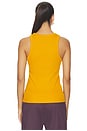 view 3 of 4 Scoop Neck Tank in Clementine
