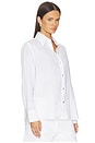 view 3 of 5 Relaxed Long Sleeve Button Down in Optic White