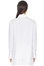view 4 of 5 Relaxed Long Sleeve Button Down in Optic White