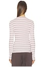 view 3 of 5 TOP TIPO TANK DE CANALÉ CON BORDE DE CONCHA in Light Heather Slipper Rose Combo