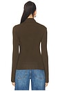 view 4 of 4 Longsleeve Fixed Wrap Top in Cypress