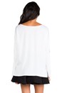 view 3 of 5 Military Boatneck in White