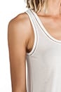view 5 of 5 Drape Hem Tank in Bone