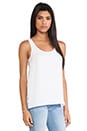 view 2 of 4 Silk Tank in White