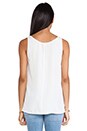 view 3 of 4 Silk Tank in White