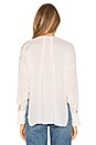 view 3 of 5 Covered Placket Blouse in Off White