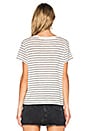 view 3 of 4 Classic Stripe Tee in Vanilla & Black