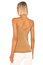 view 3 of 4 Crochet Strap Tank in Light Dune