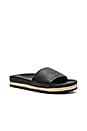 view 3 of 5 Aurelia Slide in Black Bag Peggy Leather