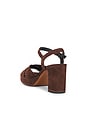 view 3 of 5 SANDALIA ERICKA PLATFORM in Cacao Brown