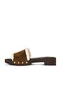 view 6 of 5 Barbara Shearling Clog in Elmwood