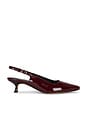 view 1 of 5 Sabra Slingback Pump in Bordeaux