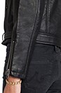 view 6 of 6 Eliza Classic Leather Biker Jacket in Black