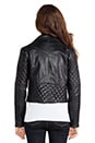 view 4 of 6 Alexei Quilted Biker Jacket in Black