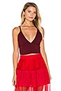 view 2 of 5 TOP RÉVERSIBLE WINSTON in Red & Merlot