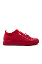 view 1 of 6 Orb Enameled Sneakers in Signal Red & Red