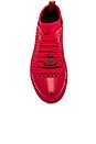view 4 of 6 Orb Enameled Sneakers in Signal Red & Red