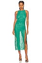 view 1 of 3 Getty Long Cover Up Dress in Green