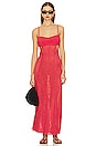 view 1 of 3 Melinda Long Dress in Red